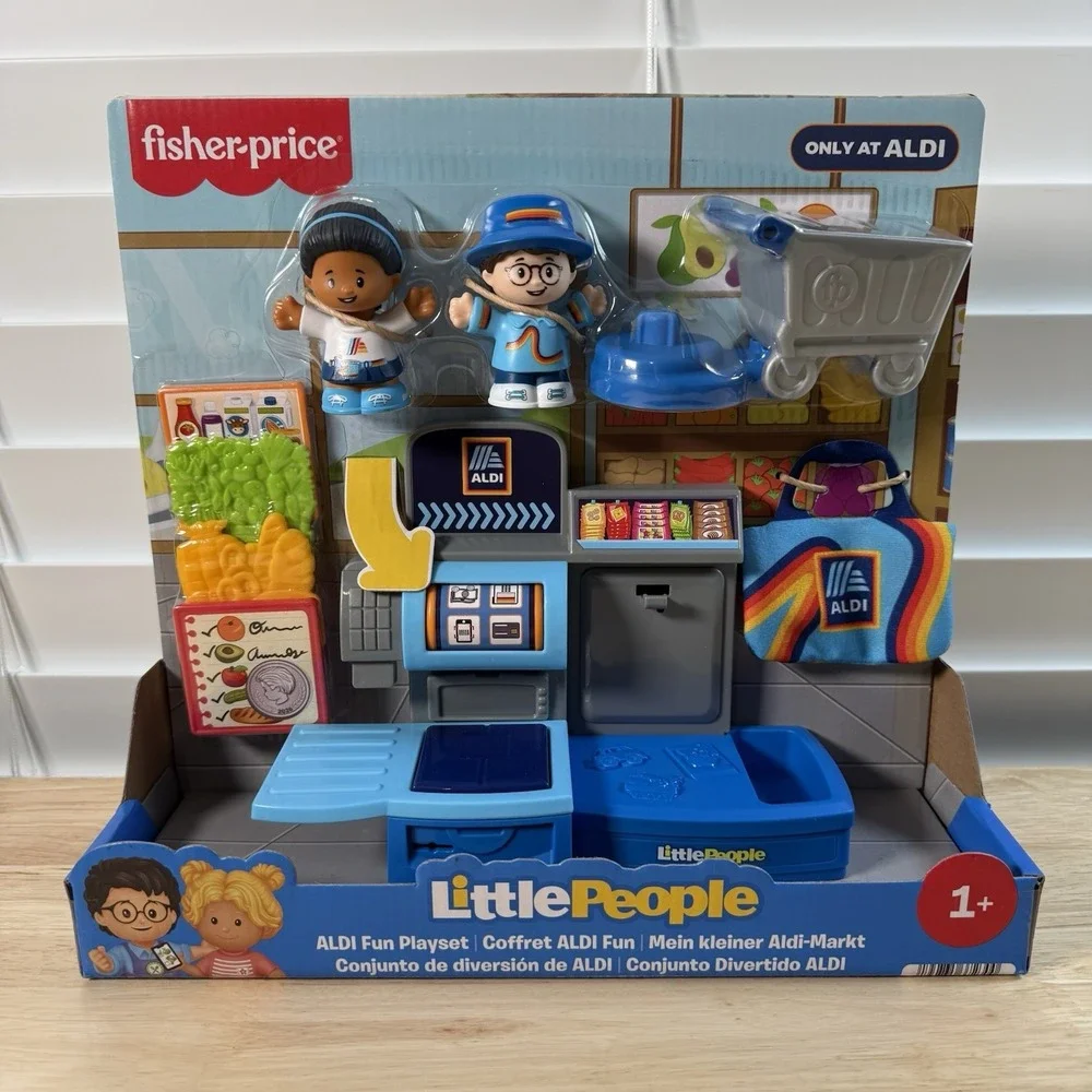 New Fisher-Price Little People Aldi Fun‎ Grocery Store 2026 Cashier Exclusive